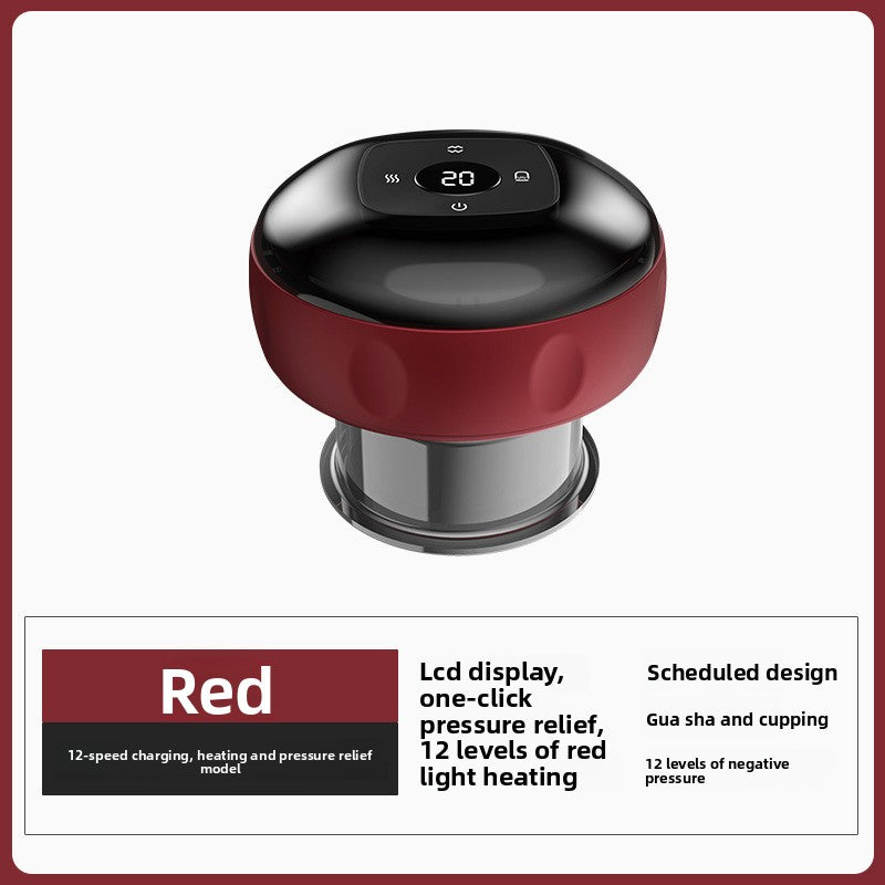 Electric Cupping Massager with Adjustable Pressure and Essential Oil