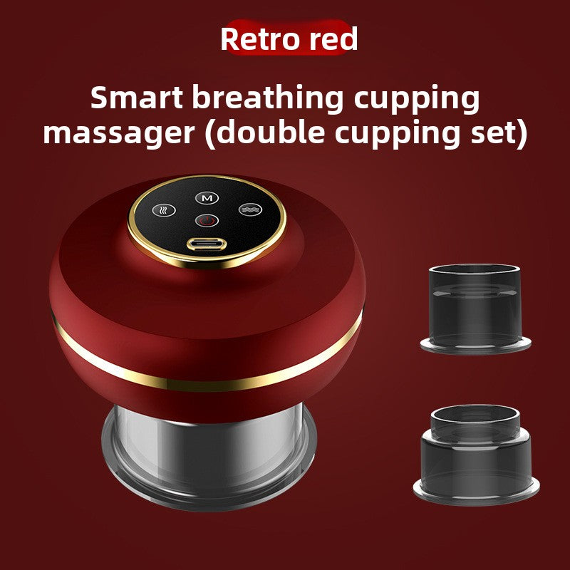 Electric Cupping Massager with Adjustable Pressure and Essential Oil