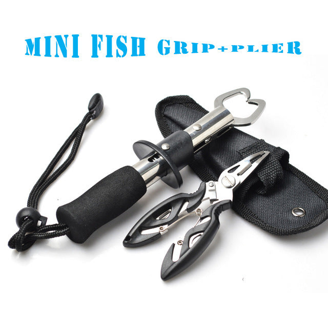Straight handle fish control device small-sized lure pliers