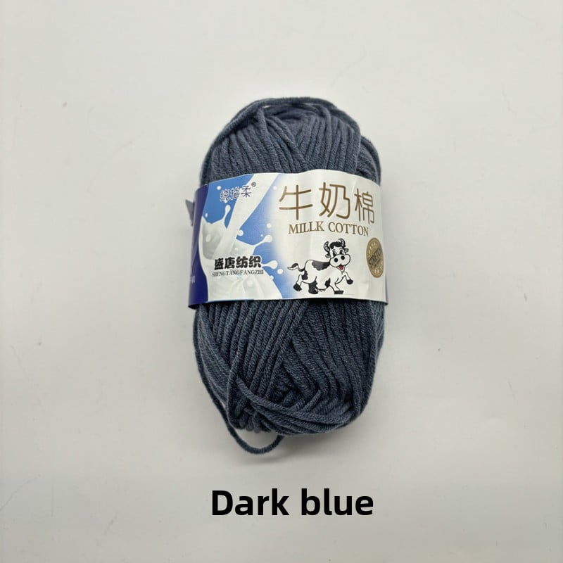Five-Strand Milk Cotton Yarn for Knitting and DIY Crafts