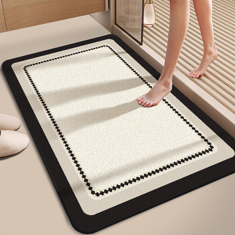 Simple Luxurious Diatom Mud Bathroom Mat.