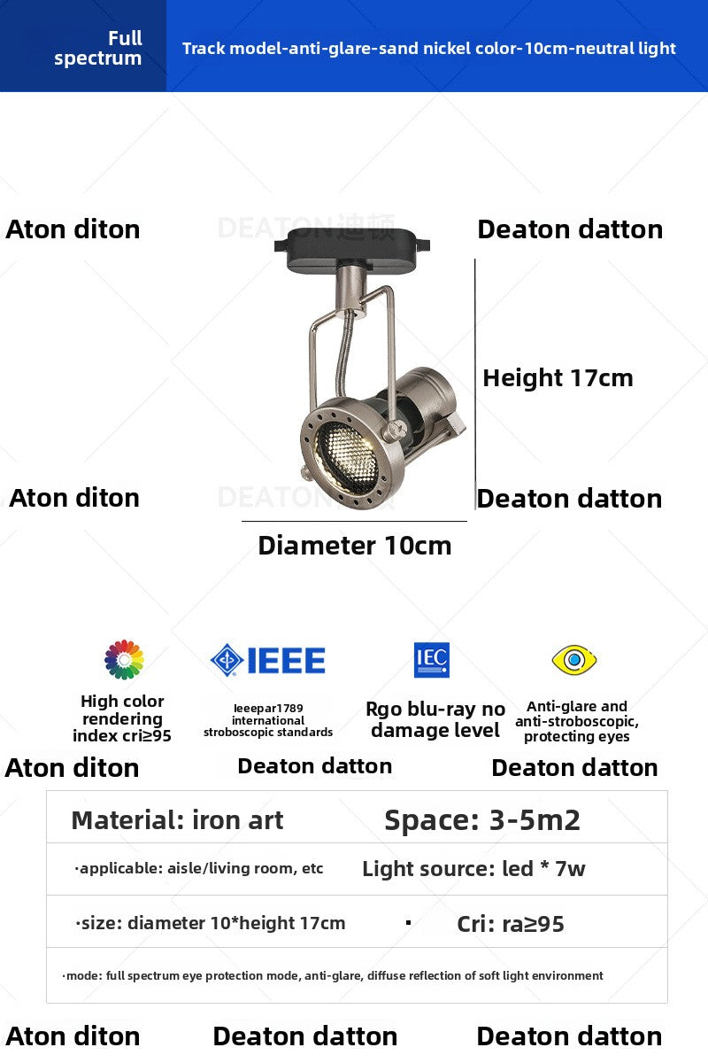 Ceiling-mounted spotlights