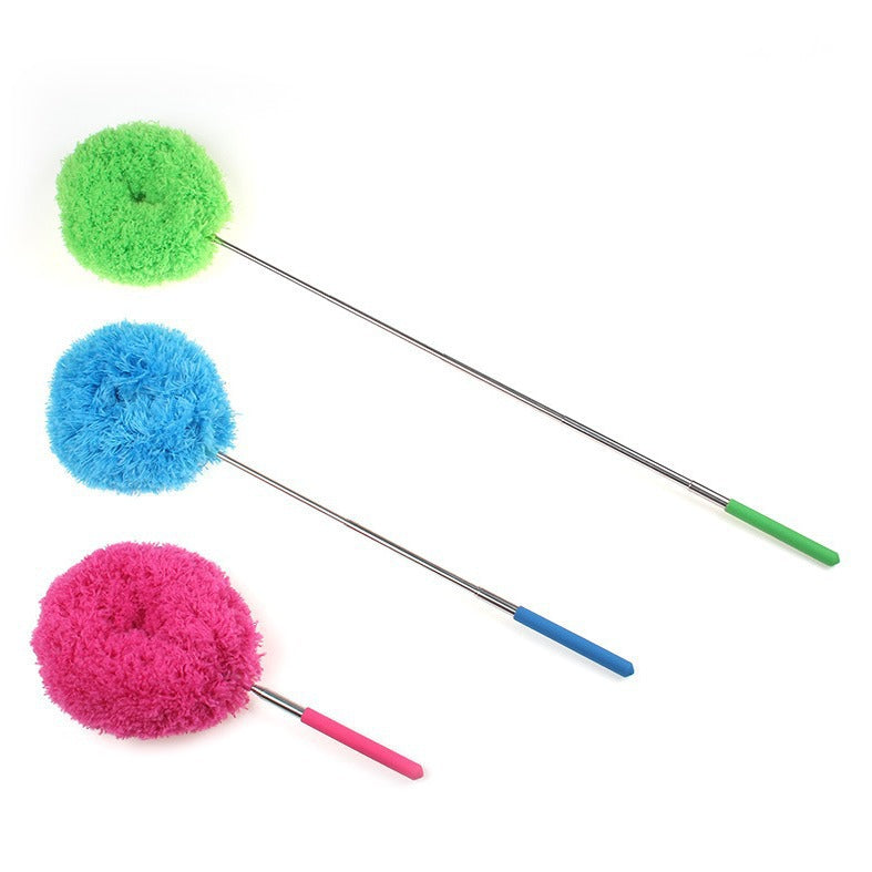 Extensible cleaning brush for thorough cleaning