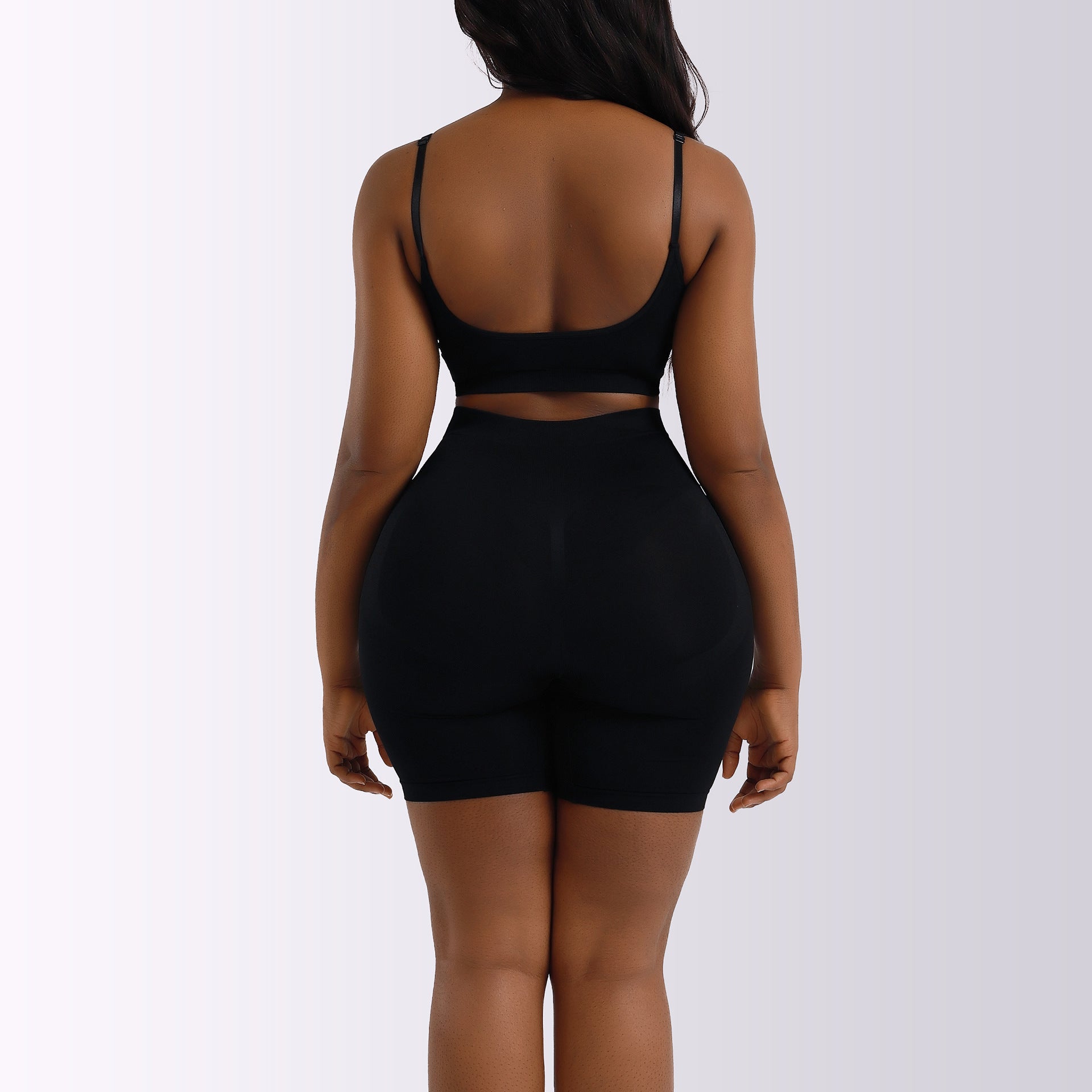Halter sports bra set without steel rings