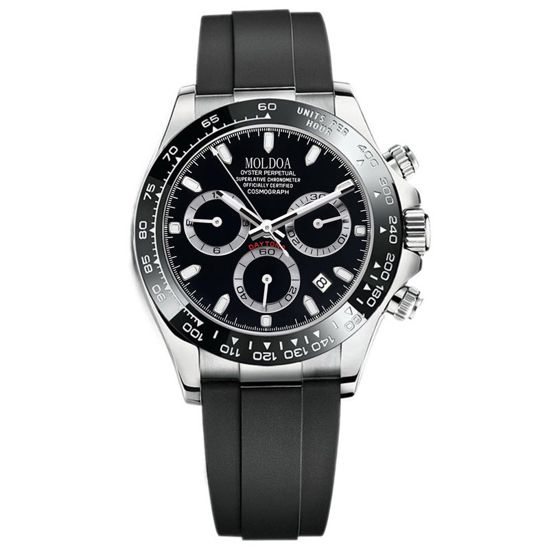 Mens Calendar Waterproof Watch with Luminous Feature