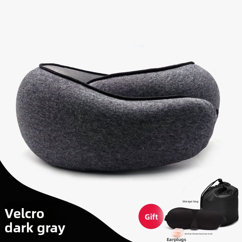 A U-shaped neck guard pillow that can be stored