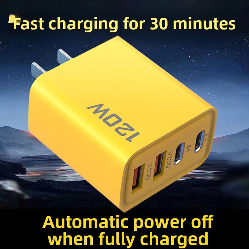 120W PD universal usb multi-port charger head