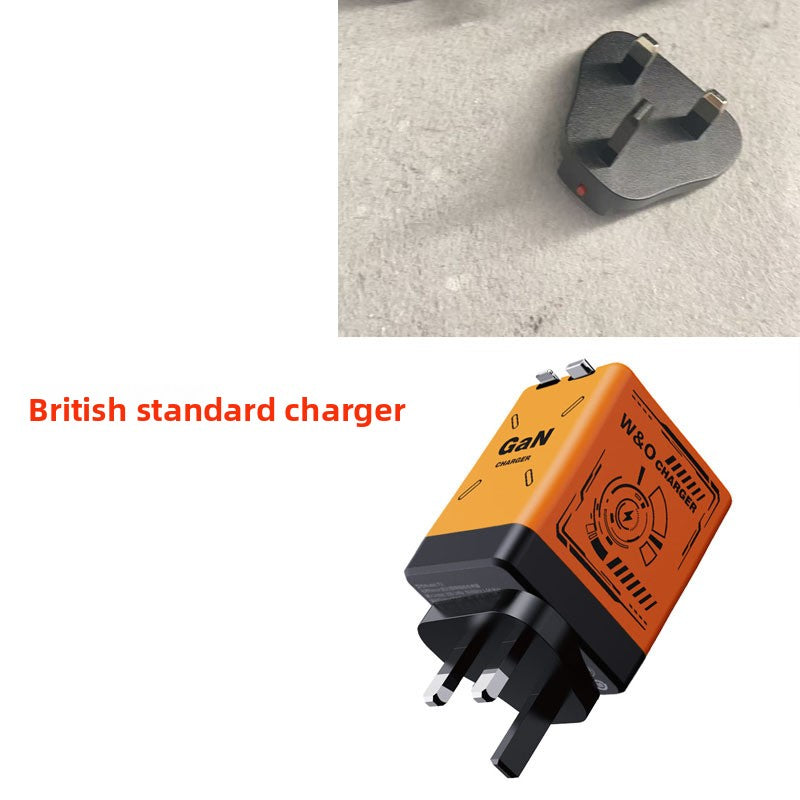 25W Fast Charging Dual Retractable Cable Type-C Charger