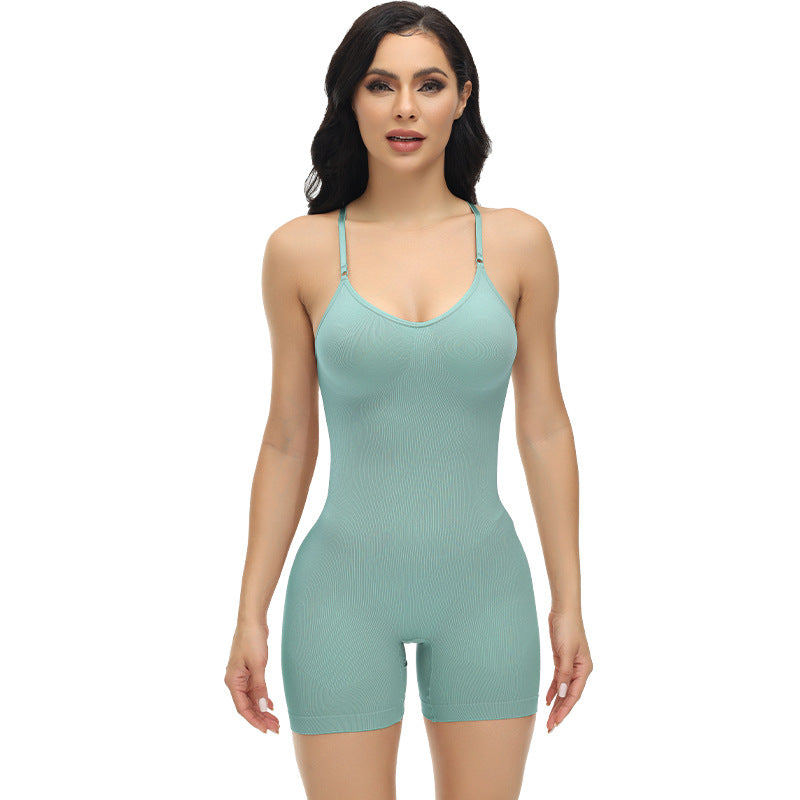 high elastic open body shaping garment