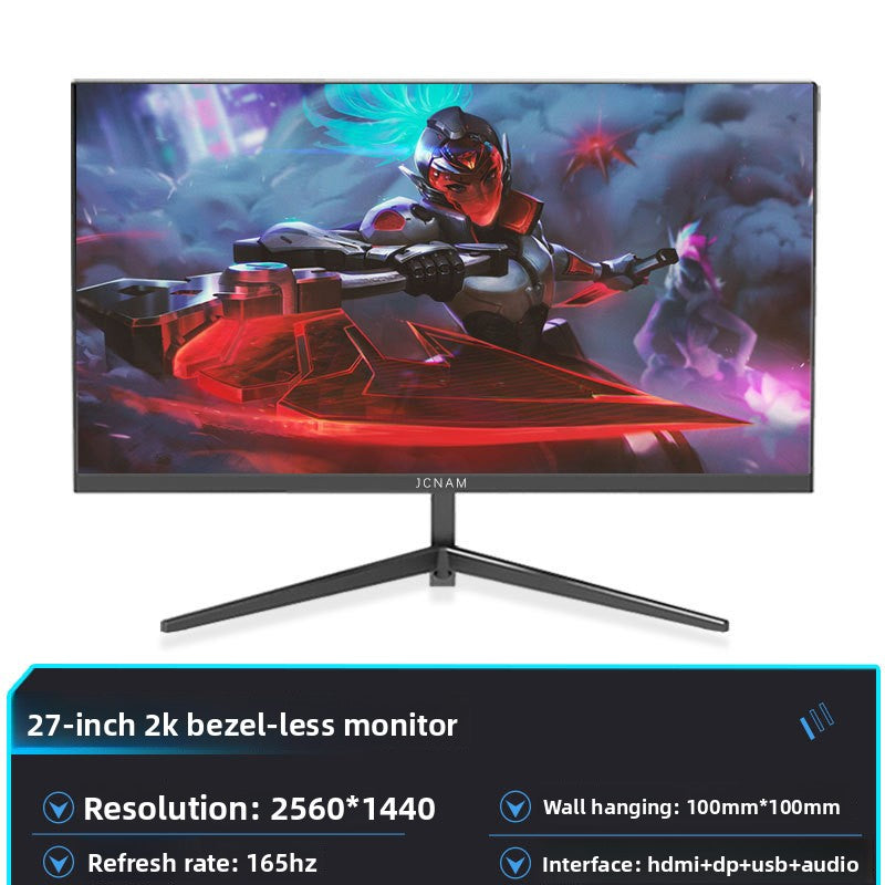24 27-inch 2K 165Hz Frameless Computer Monitor