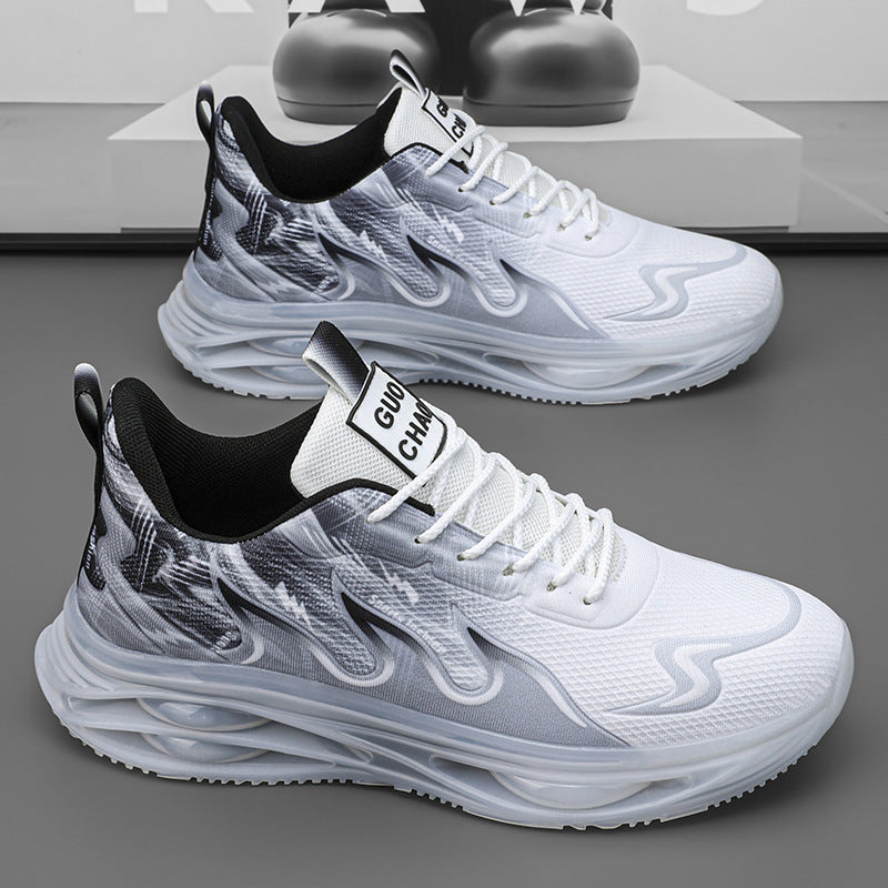 Men's Breathable Mesh Casual Sports Shoes with Non-Slip Sole