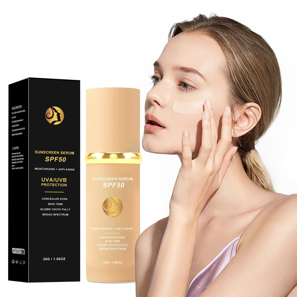 SPF50 4-in-1 Bionic Color-Changing Sunscreen with Concealer & Moisturizer
