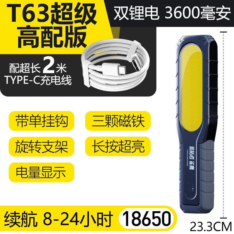 LED magnetic strong light car repair lighting lamp