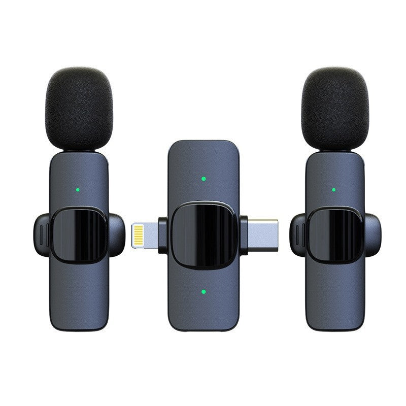 Wireless lapel microphone