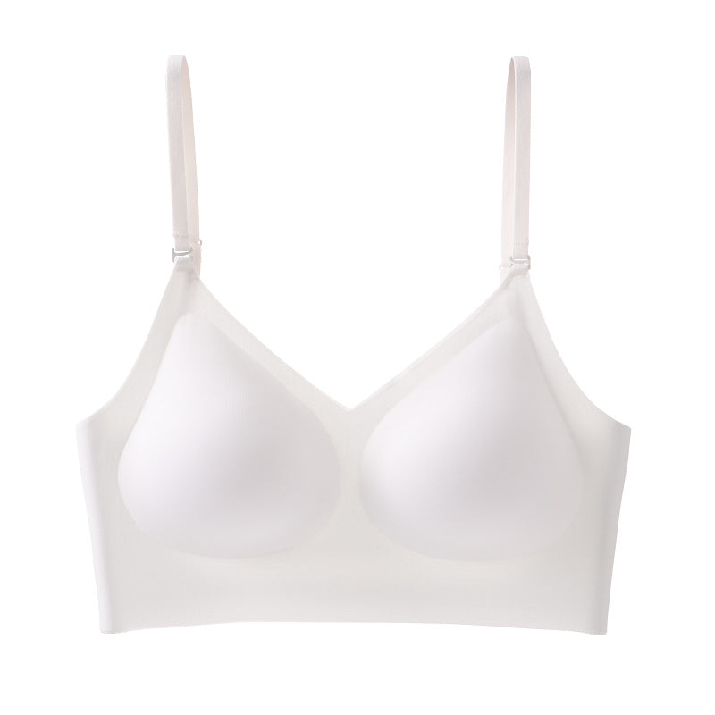 French Seamless Backless Bra with Adjustable Straps