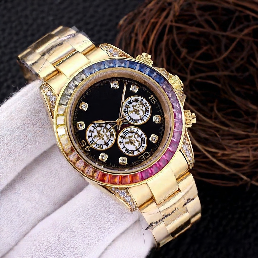 Cai Hongdi three-eye six-pin mechanical automatic mechanical men's watch