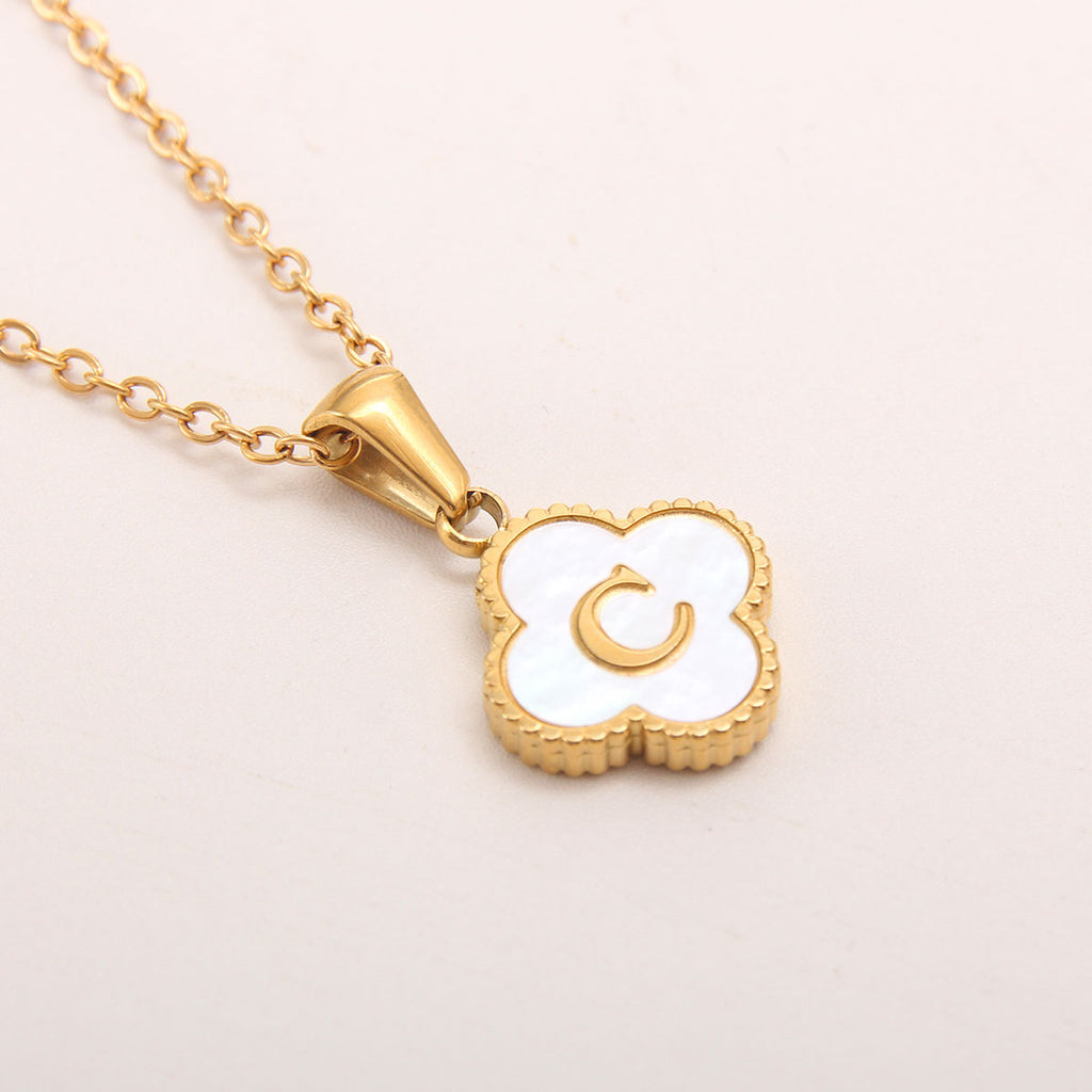 Gold-Plated Letter Necklace