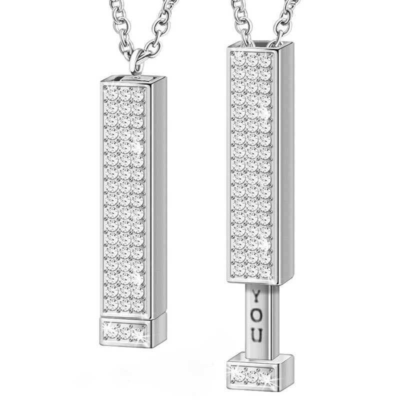 Copper-Plated Diamond Necklace