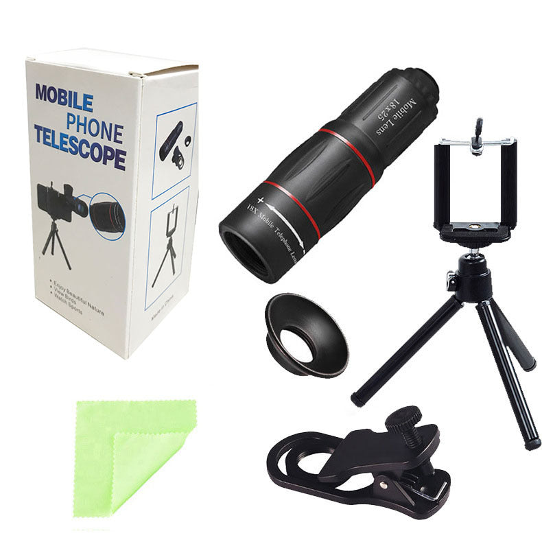 Outdoor 18x25 high-definition mobile phone lens