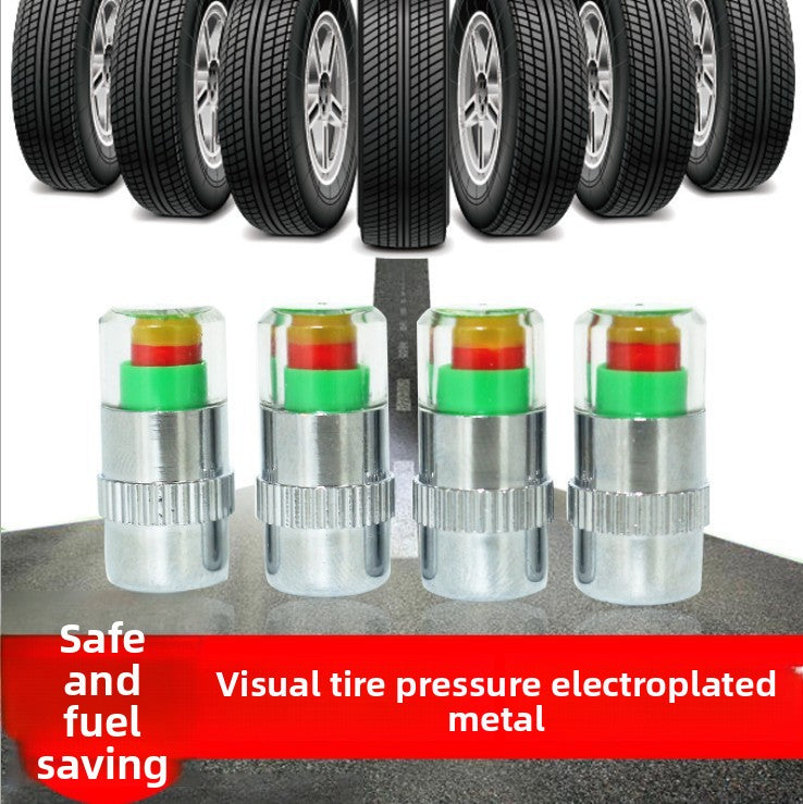 Car tire pressure detection cap
