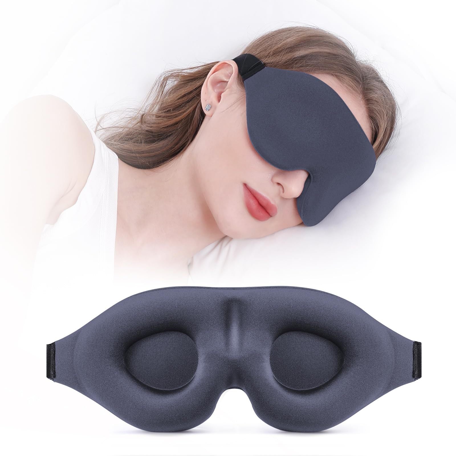 Full light-blocking sleep eye mask