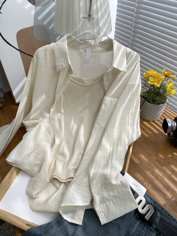 Ice silk sun-protective shirt