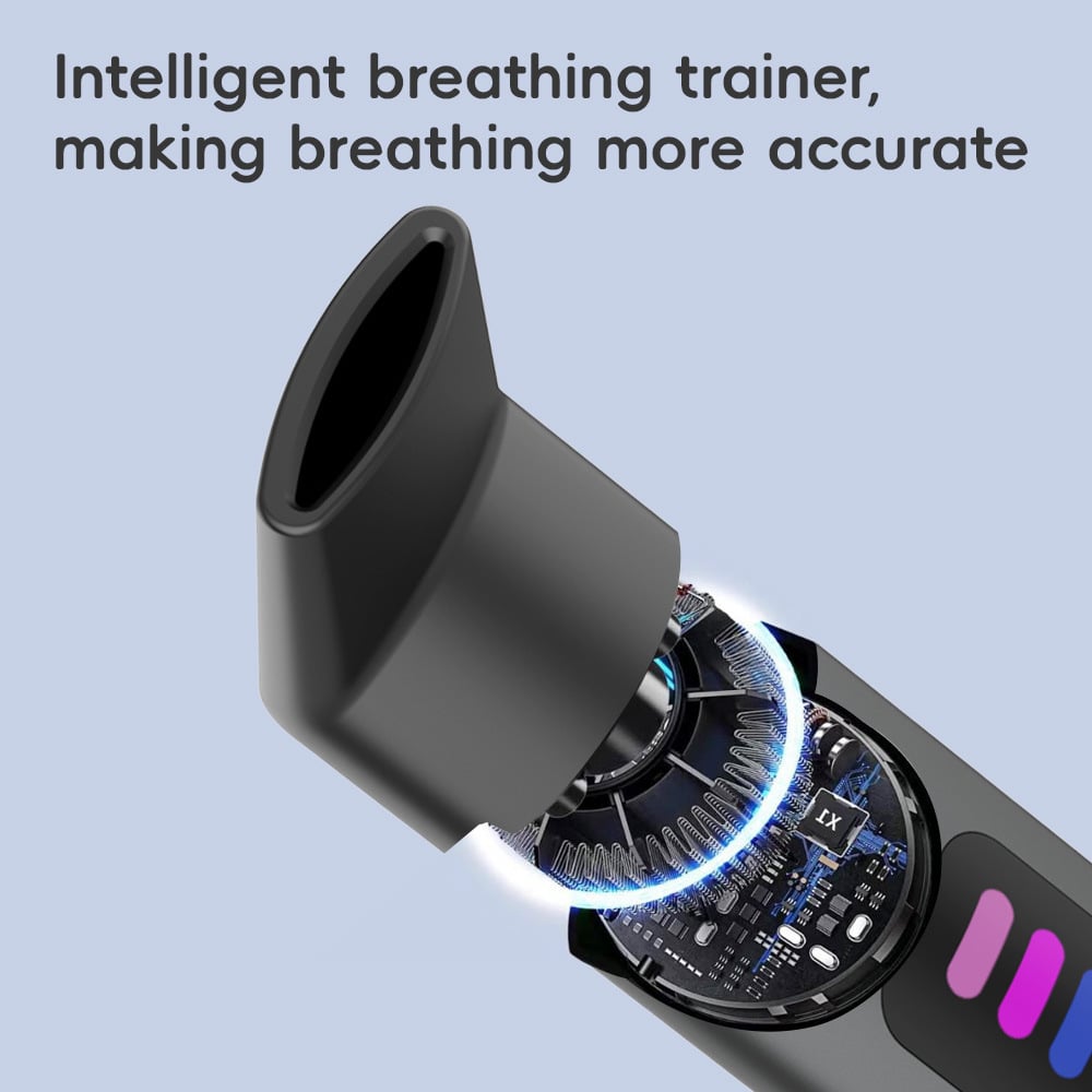 Portable breathing trainer, home fitness, aerobic exercise, yoga, mountain climbing, hiking, running exercise