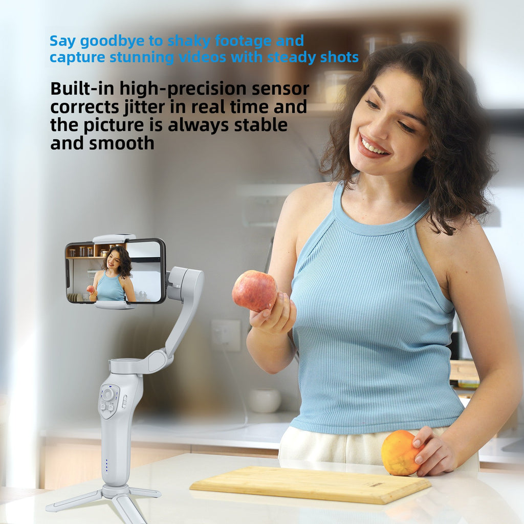 Handheld Gimbal Stabilizer with AI Tracking