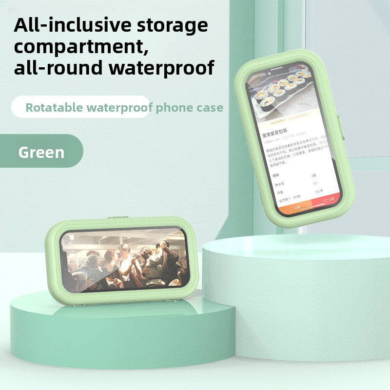 Bathroom waterproof mobile phone box
