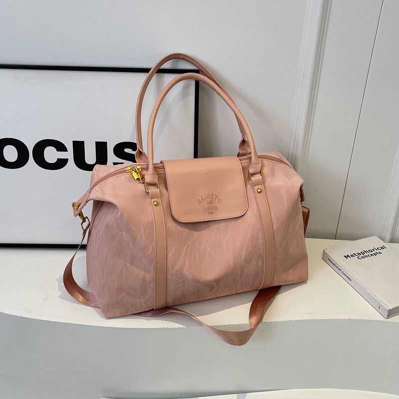 Large Capacity Hand-Carrying Short Travel Travel Bag Female Business Trip Lightweight Luggage Bag Waterproof Portable Luggage Bag Travel