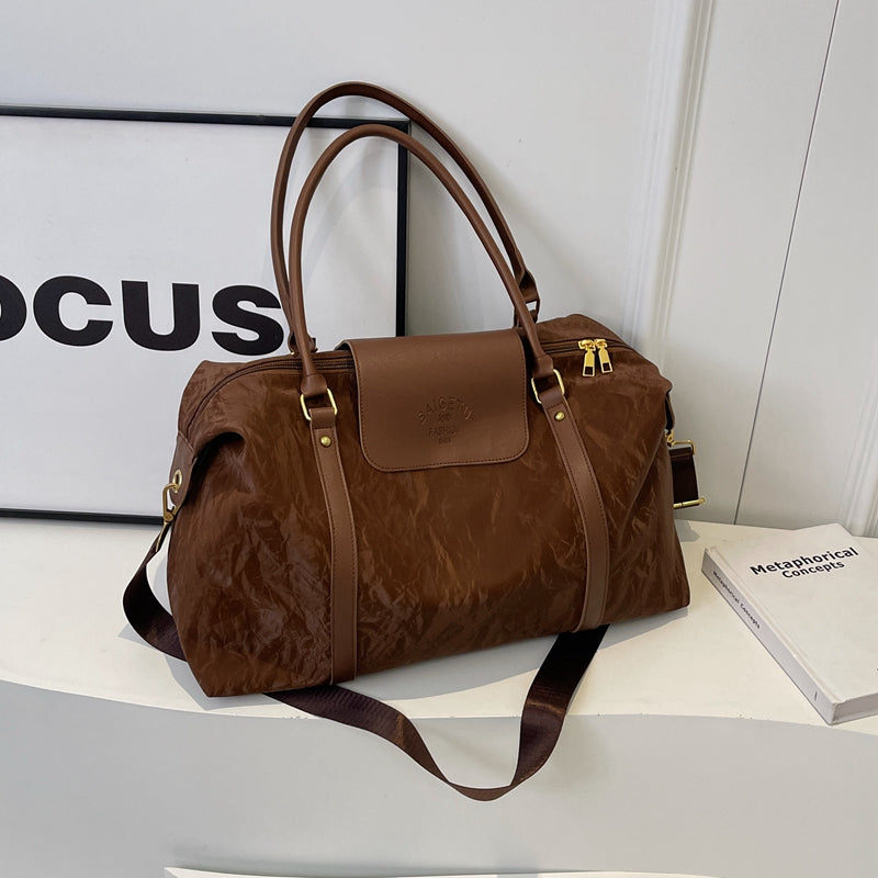 Large Capacity Hand-Carrying Short Travel Travel Bag Female Business Trip Lightweight Luggage Bag Waterproof Portable Luggage Bag Travel