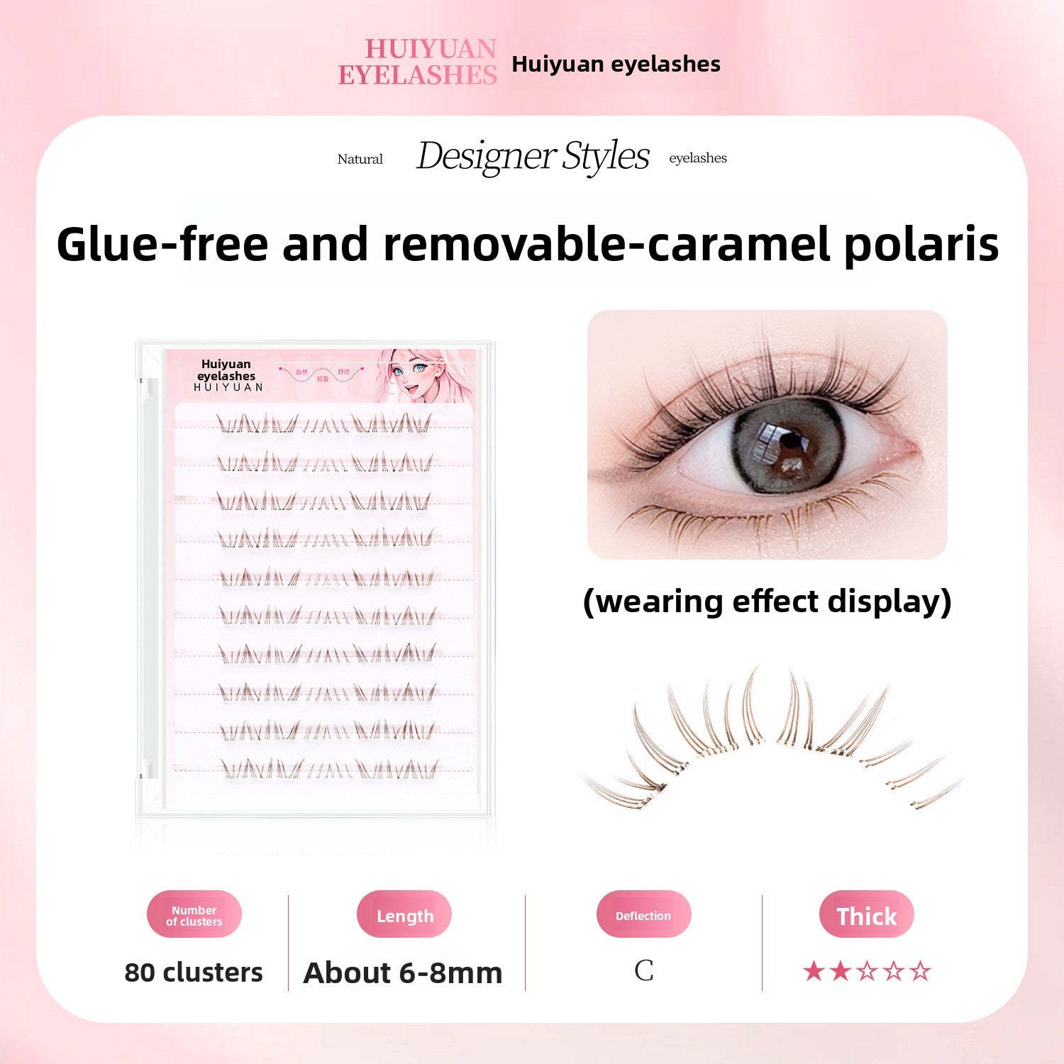 5D Glue-Free False Eyelashes