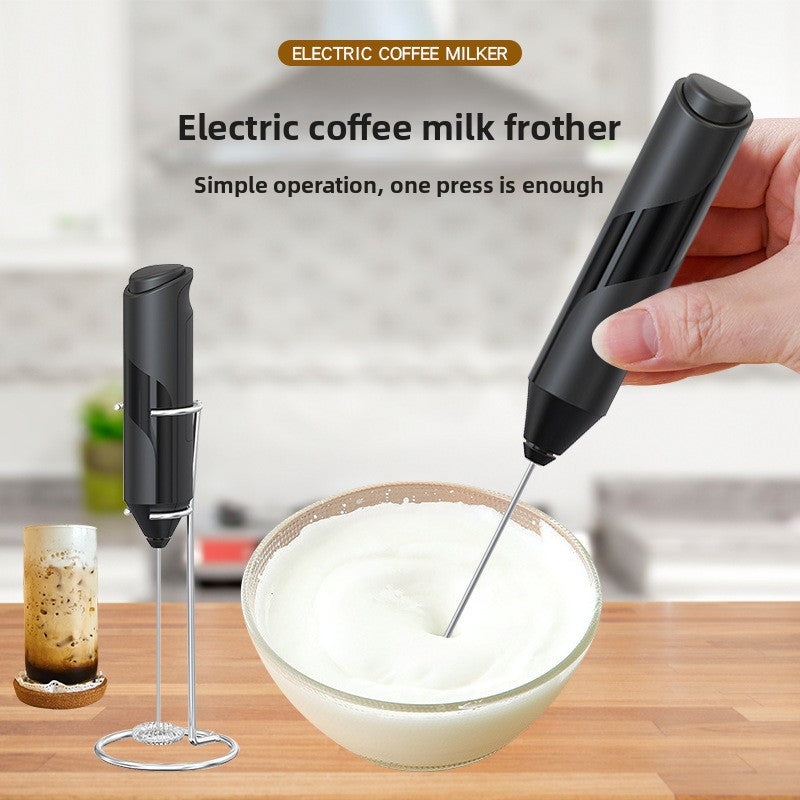 Manual milk frother