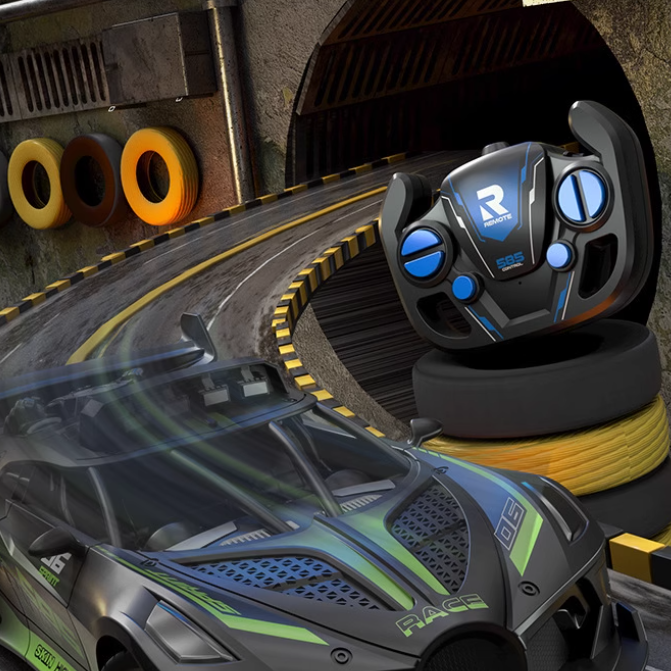 kids Remote Control Car Toy Charging Wireless Racing Sports Car Resistant to Falling and Driftable High-Speed Car Gift for Boys and Girls