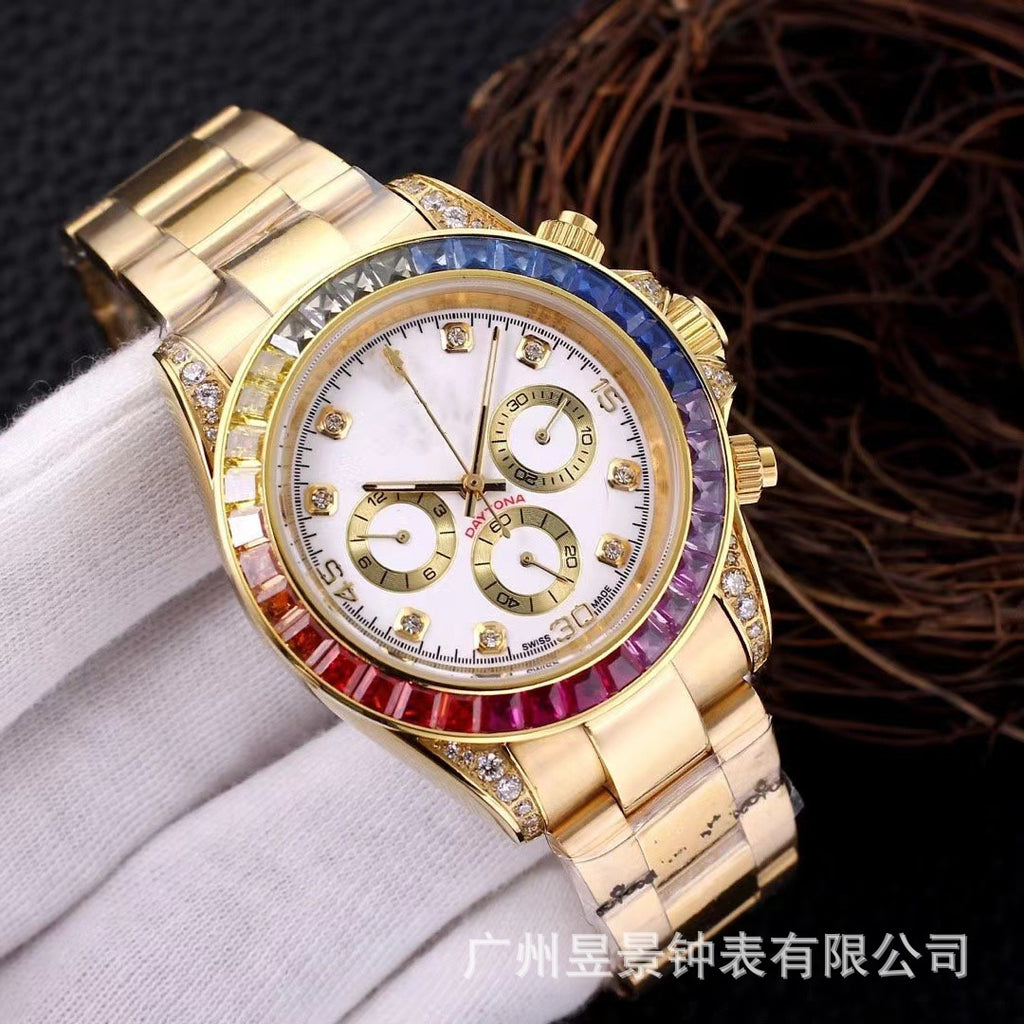 Cai Hongdi three-eye six-pin mechanical automatic mechanical men's watch