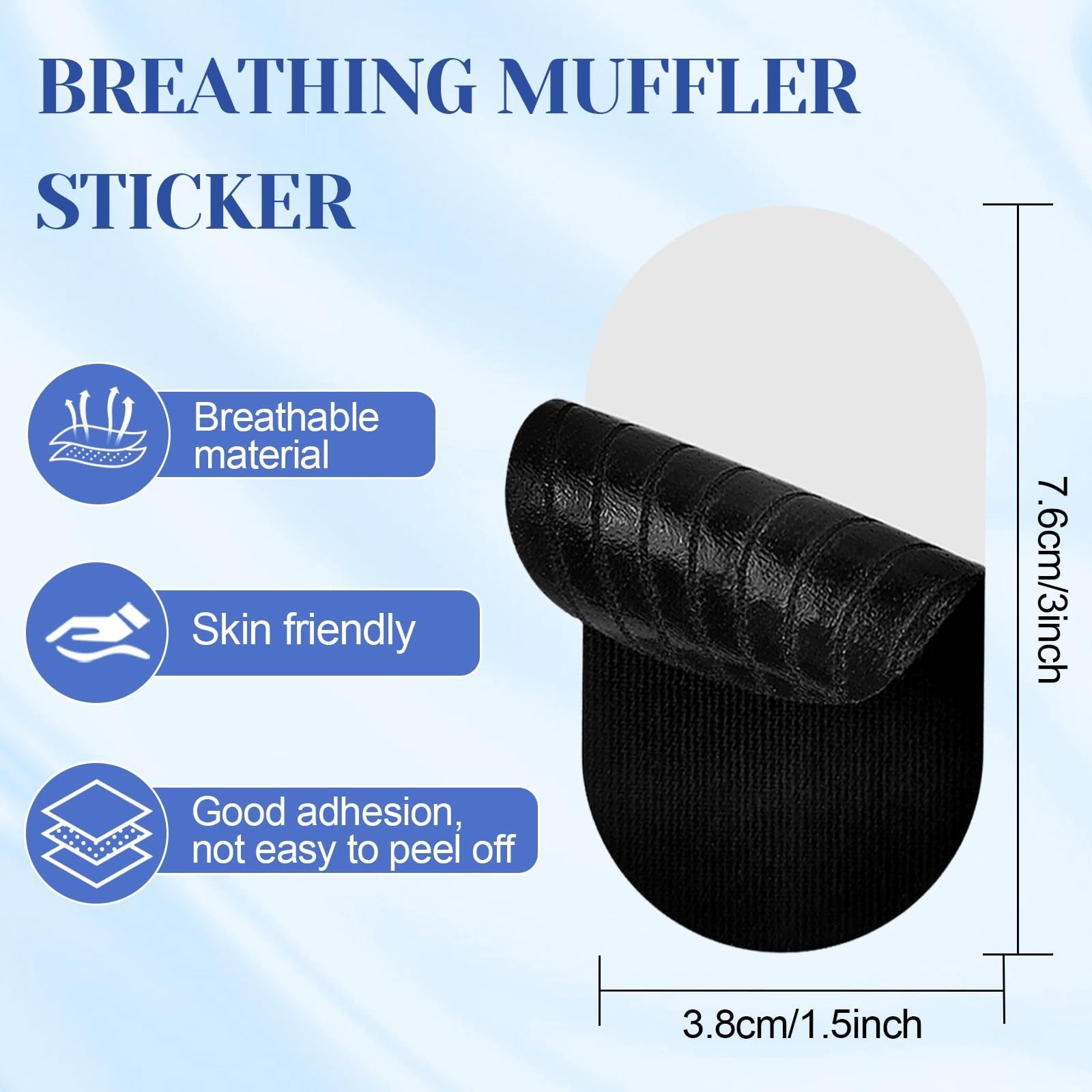 Mouth breathing correction patch