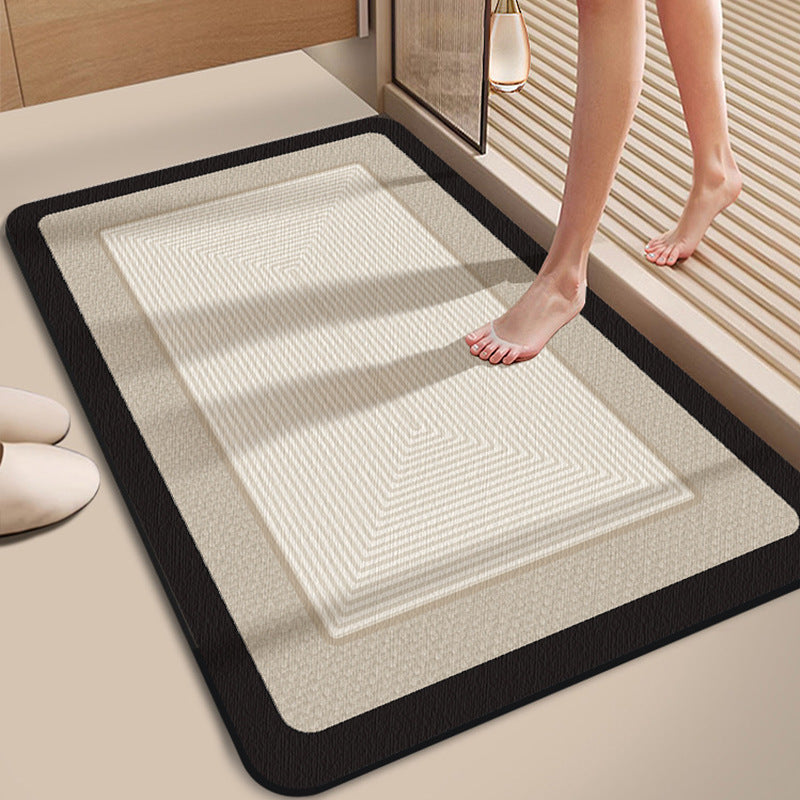 Simple Luxurious Diatom Mud Bathroom Mat.