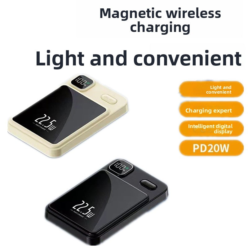 10000mAh Magnetic Wireless Power Bank with 22.5W Fast Charging