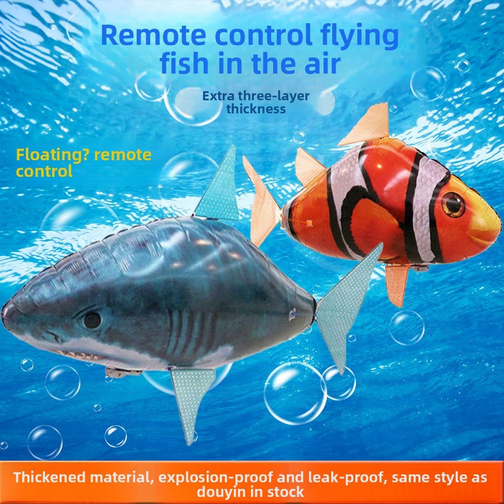 Inflatable shark clownfish