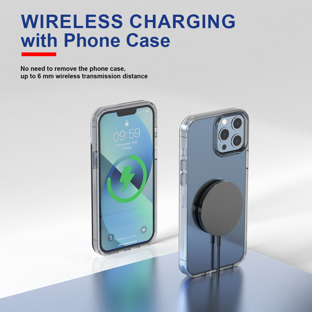 Wireless fast charging magnetic multi-port charger