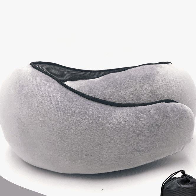A U-shaped neck guard pillow that can be stored