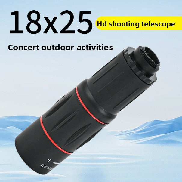 Outdoor 18x25 high-definition mobile phone lens