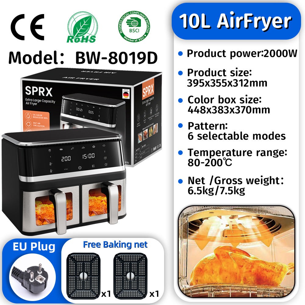 Air Fryer Household Flip-Free Airfryer