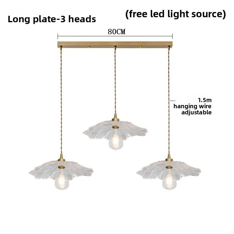 Lotus leaf led aisle light