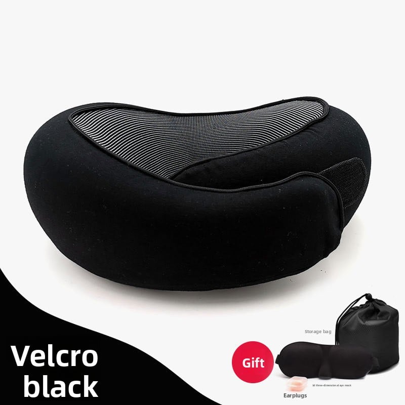 A U-shaped neck guard pillow that can be stored