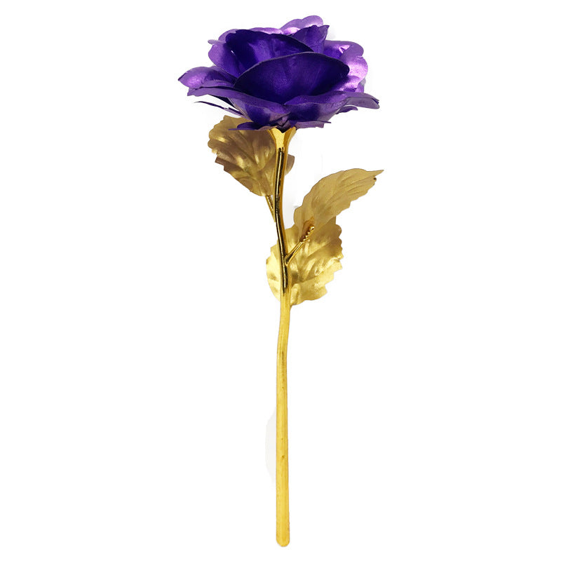 gold foil rose