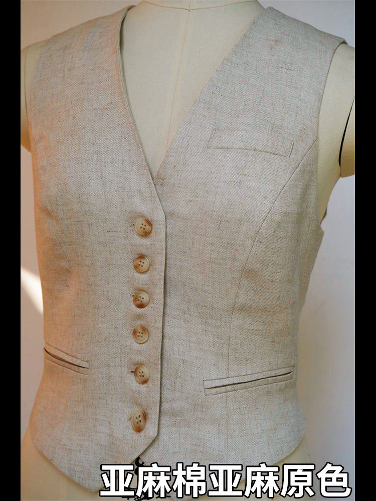 Suit jacket, waistcoat