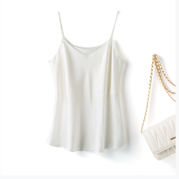 Double-layer silk camisole