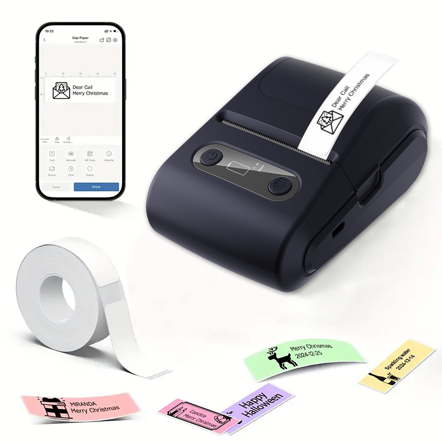 Portable Mini Thermal Label Printer
