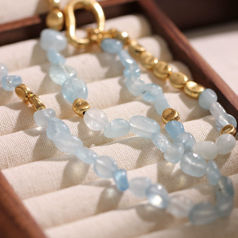 Aquamarine Necklace Bracelet